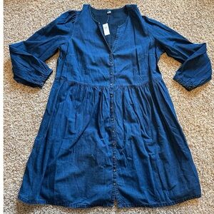Old Navy Chambray Women’s  Dress XL tall